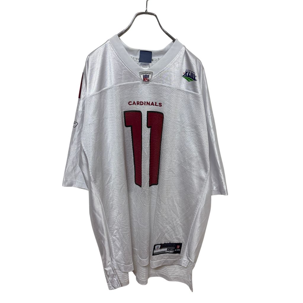 【Reebok】 NFL Larry Fitzgerald Arizona Cardinals アリゾナカージナルス ゲームシャツ S-6740