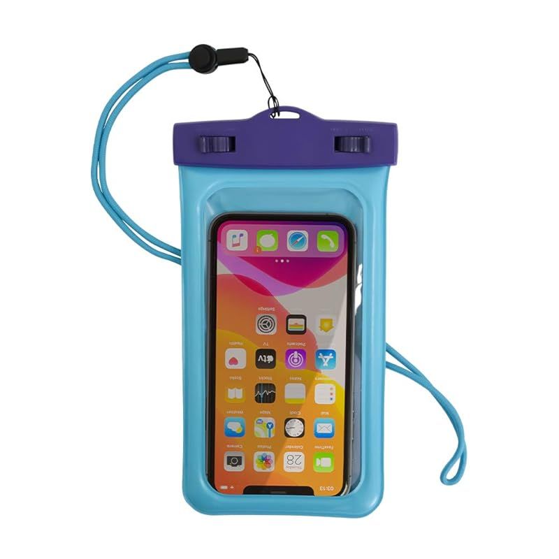 【新品】 オウルテック OUTDOOR PRODUCTS(アウトドアプロダクツ) 防水ケース スマートフォン用 水に浮く IP68取得 防水&防塵ケース スカイブルー OWL-WPCSP17-SB