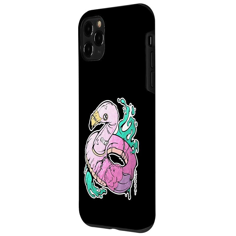 【新品】 フラミンゴ&有刺鉄線インフレータブルプールおもちゃ スマホケース iPhone 11 Pro 用 【新品】 フラミンゴ&有刺鉄線インフレータブルプールおもちゃ スマホケース iPhone 11 Pro 用