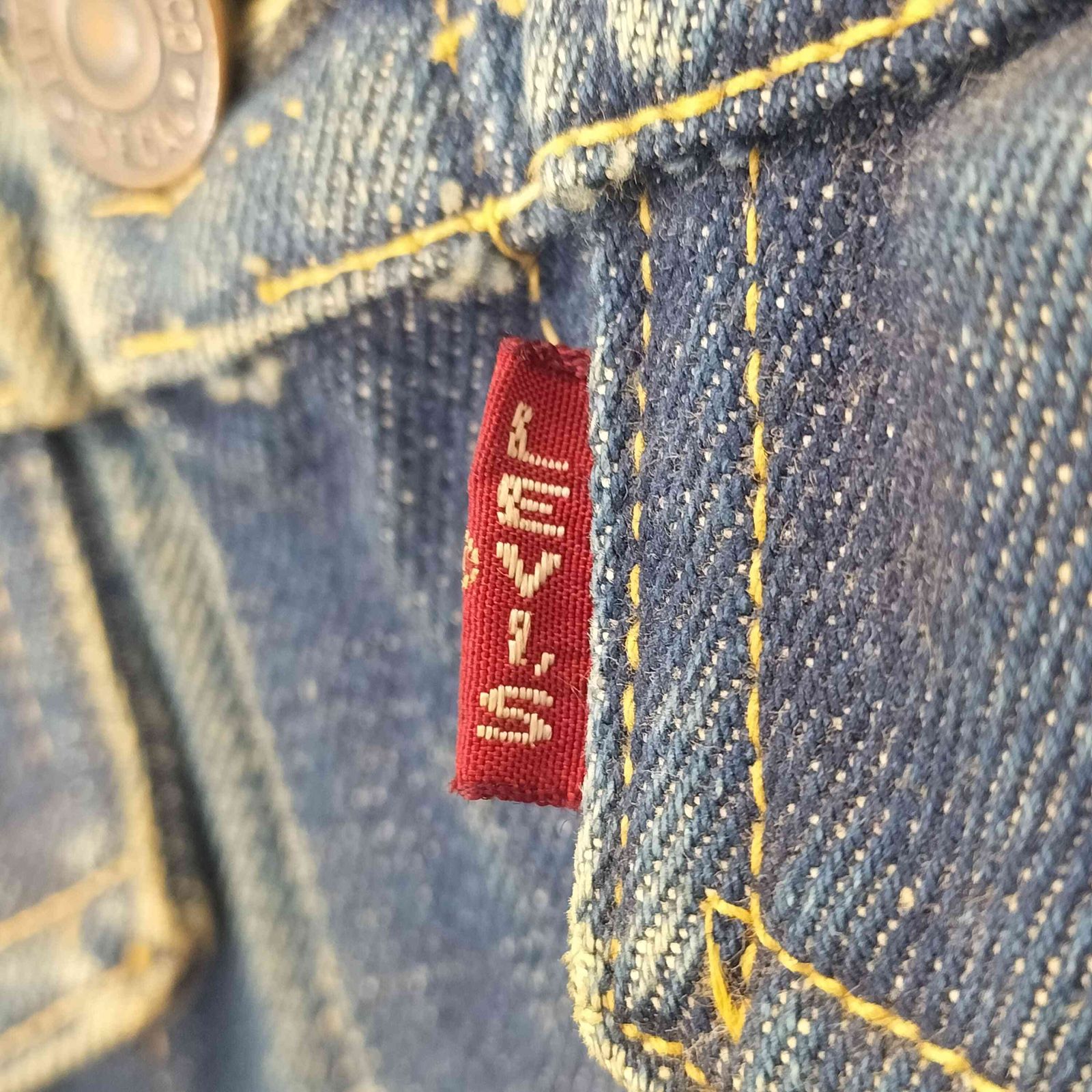 リーバイス Levis 60S 557B Big E 3rd カットオフデニムベスト メンズ