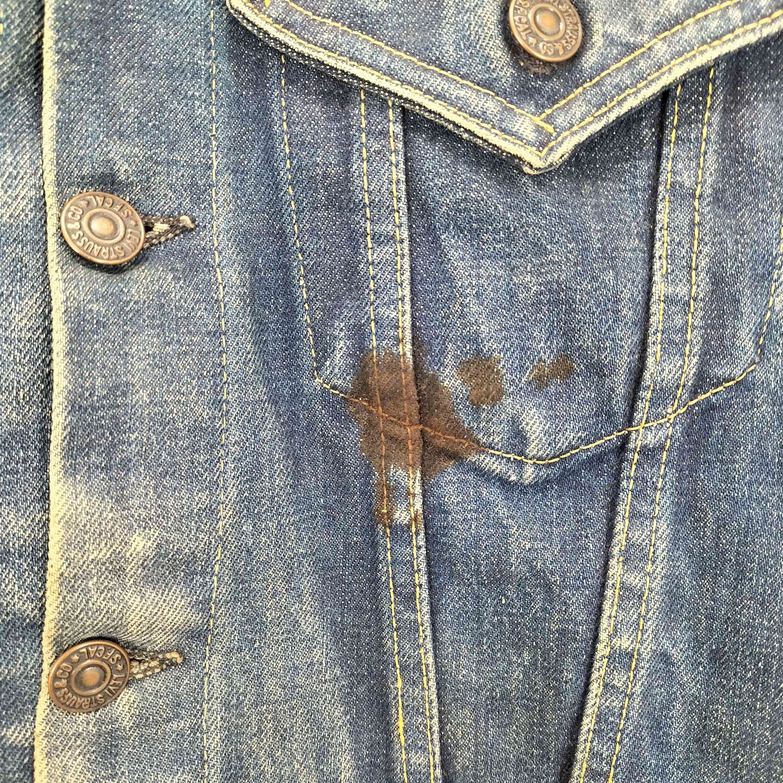 リーバイス Levis 60S 557B Big E 3rd カットオフデニムベスト メンズ