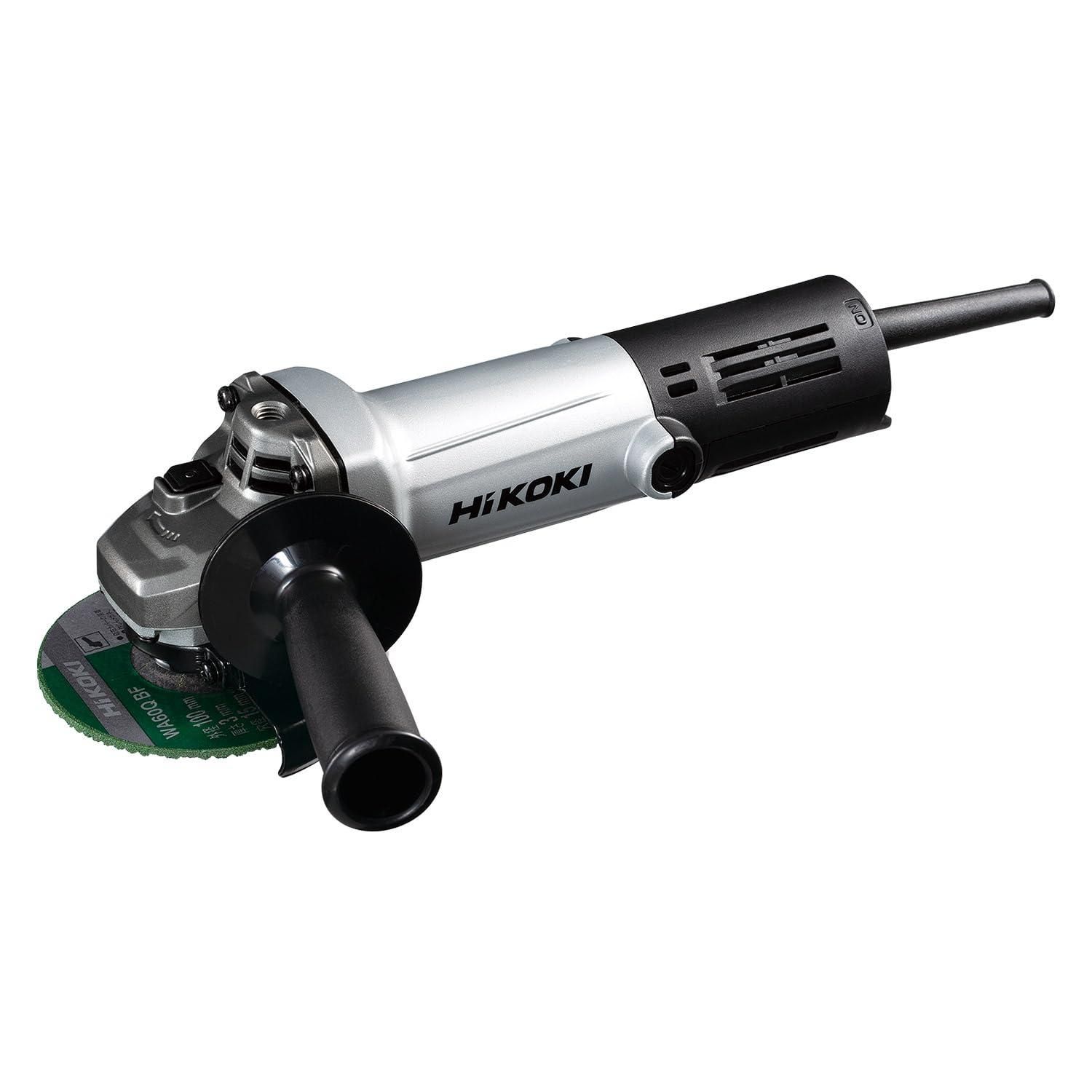 【新品・2営業日で発送】工機ホールディングス HiKOKI 電気ディスクグラインダ 砥石径100MM 低速高トルク形 3P可倒式プラグ付 スナップスイッチ式 (G10SLAE 6444)