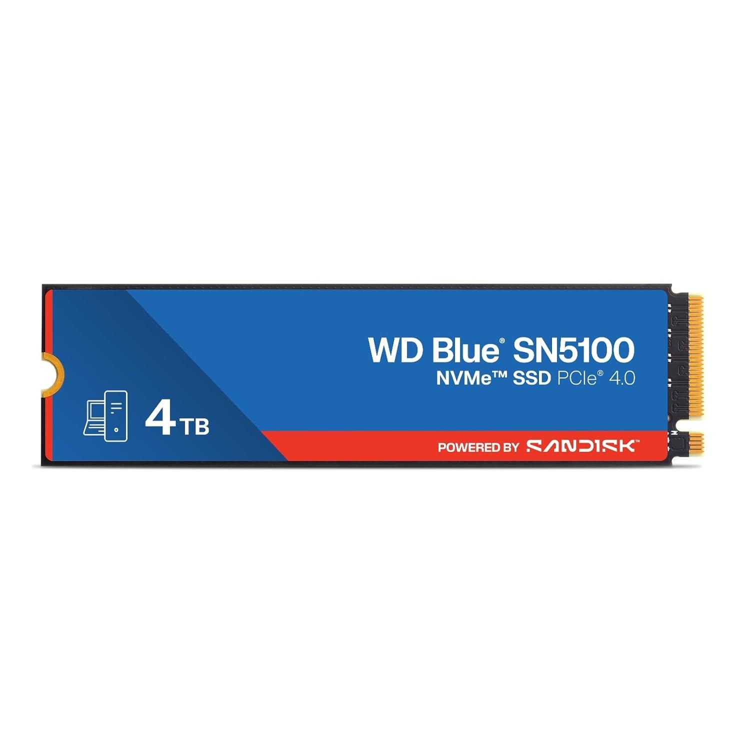 【新品・2営業日で発送】WESTERN DIGITAL Western Digital WD Blue SN5100 NVMe SSD-4 TB WDS400T5B0E(WDS400T5B0E)