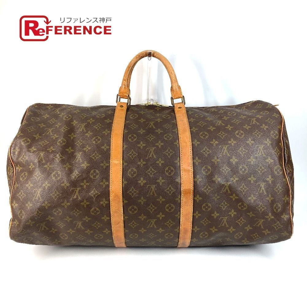 LOUIS VUITTON ルイヴィトン ボストンバッグ キーポル60 キーポル 60 デベソ M41422 モノグラムキャンバス ブラウン