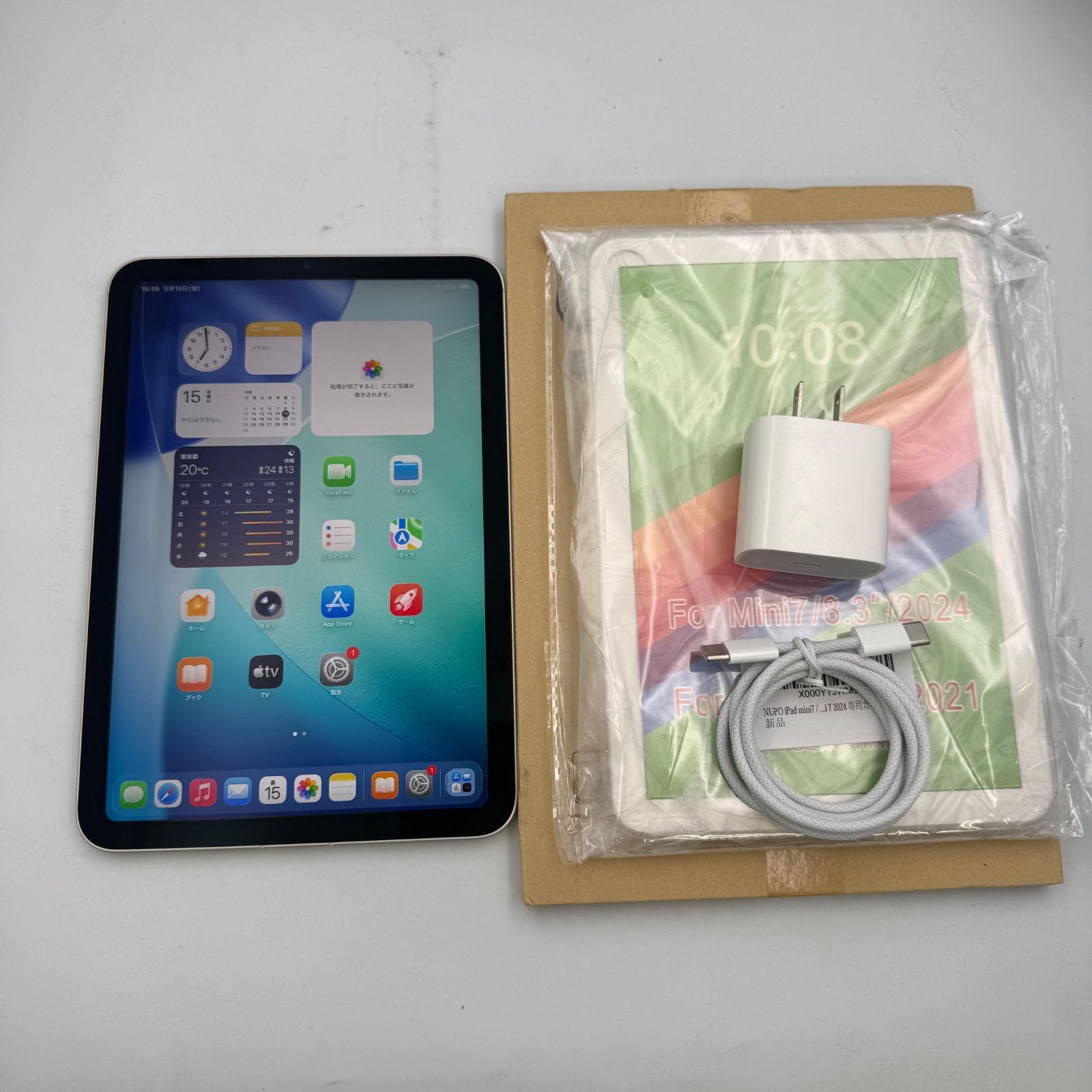 iPad mini 第6世代 256GB バッテリー97% スターライト- メルカリ