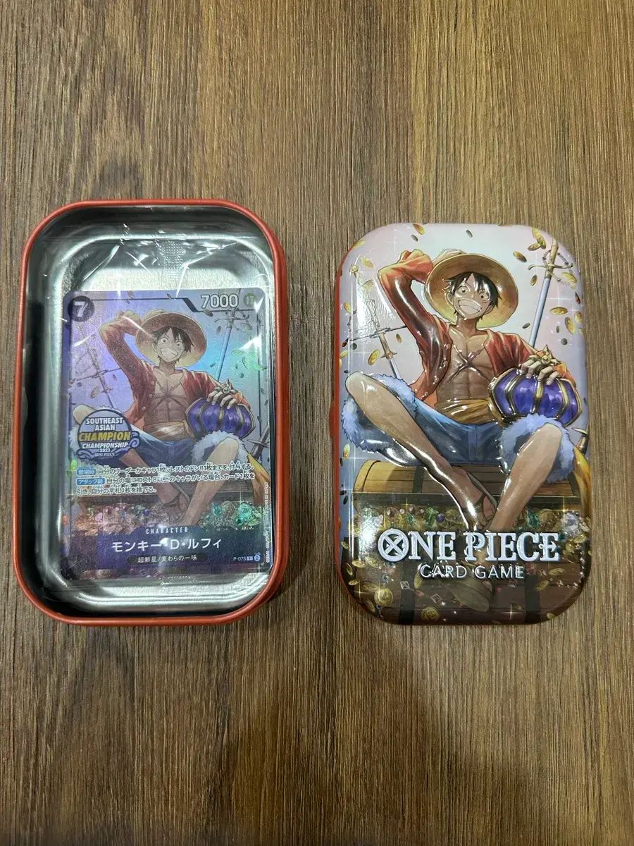 ONE PIECE カード アジアンプロモ ティンケース モンキー・D・ルフィ(ルフィ)
