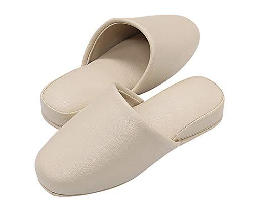 【新品・2営業日で発送】ストロング スリッパ(抗菌カラーテンダー・6足入) 前閉じ ベージュ