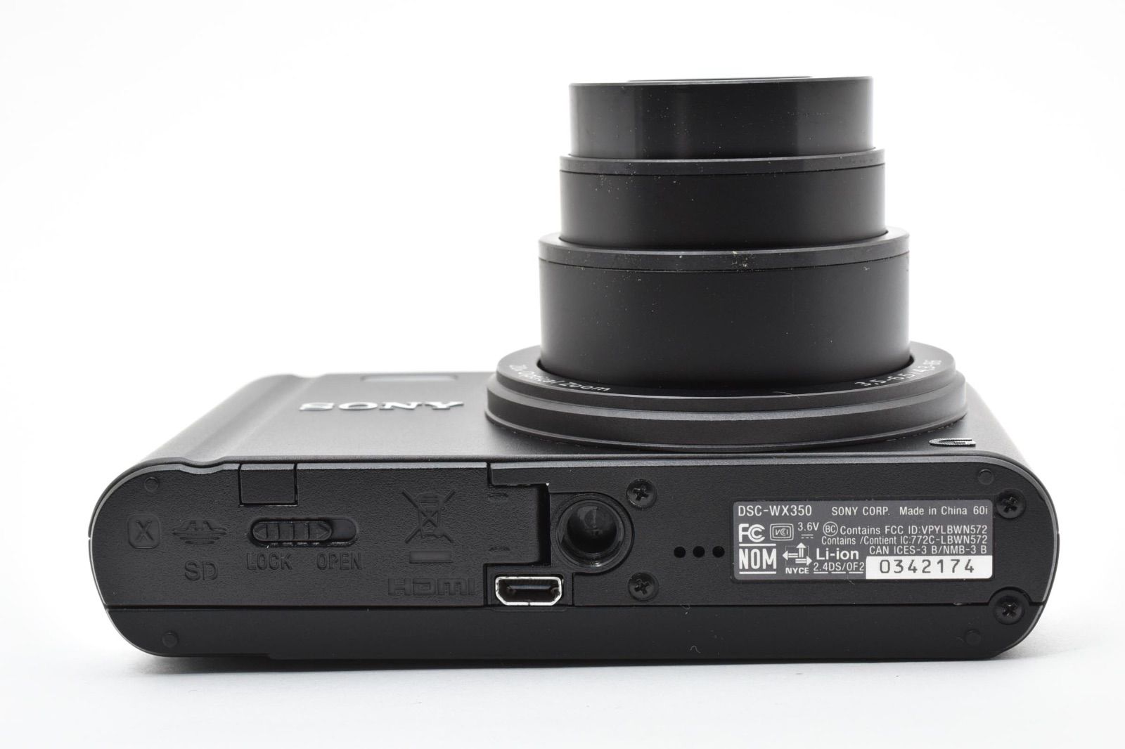 美品》ソニー Sony Cyber-shot DSC-WX350 コンパクトデジタルカメラ 