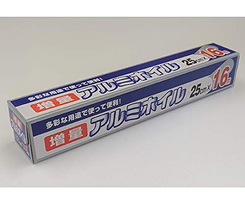 【新品・2営業日で発送】ワタナベ工業 アルミホイル 25cm×16m 60本入 AF-25-16B 1ケース(60本入)