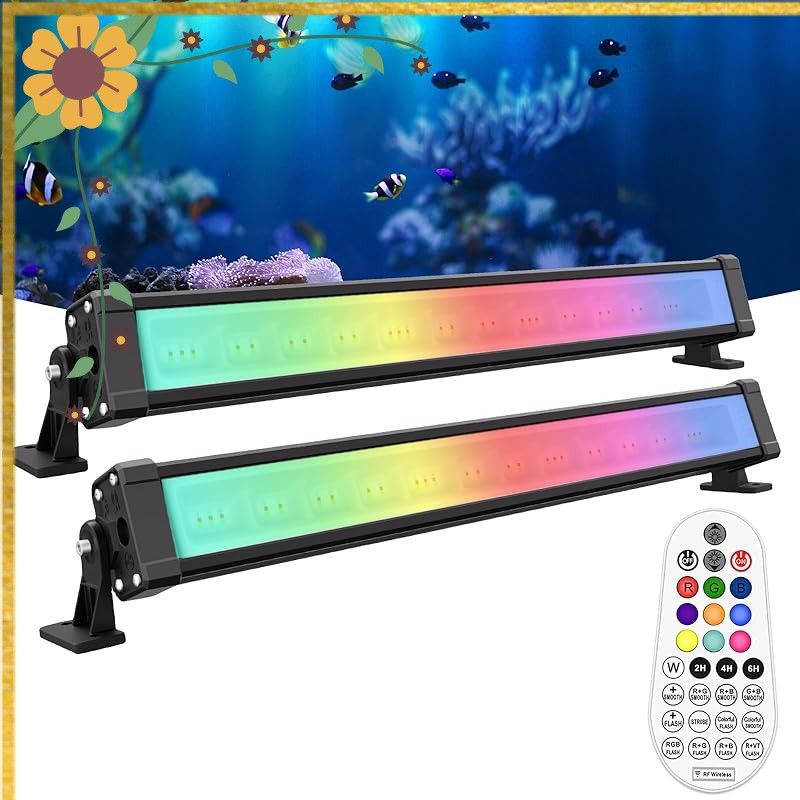 MEIKEE 42W RGB ライト 投光器 フラッドライト 高輝度 マルチカラー 調光調色 リモコン付き 室内装飾 ウォールウォッシャー 屋外看板灯 演奏舞台 雰囲気ライト IP66防雨型 水槽 誕生日パーティー飾りライト 学園祭 クリスマス ハロウィン 0