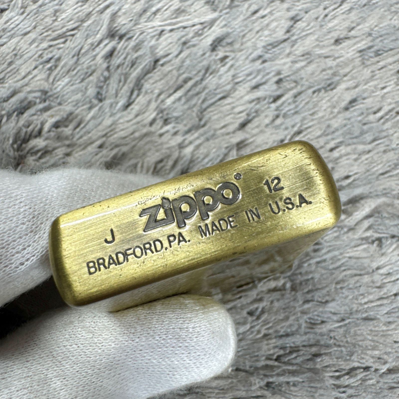 Zippo ジッポー リアル四つ葉のクローバー Luck オイルライター 