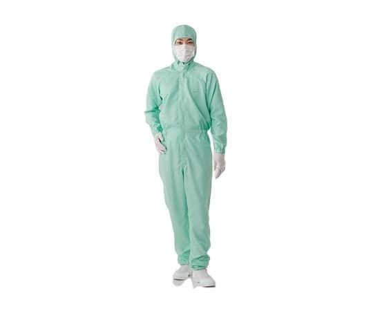 【新品・2営業日で発送】東洋リントフリー クリーンルーム用ツナギ服 青 LL FC133C-02 LL 1枚