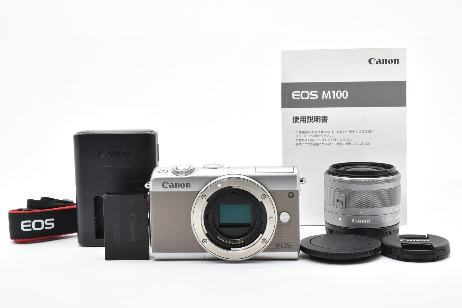 美品】キヤノン Canon EOS M100 レンズキット ミラーレス一眼カメラ