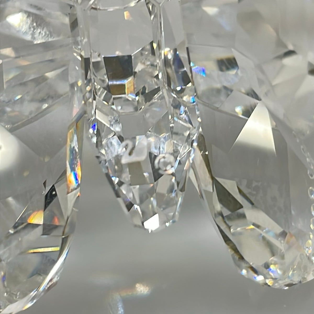 SWAROVSKI(スワロフスキー) 小物美品 - クリア 置物/バタフライ(蝶 