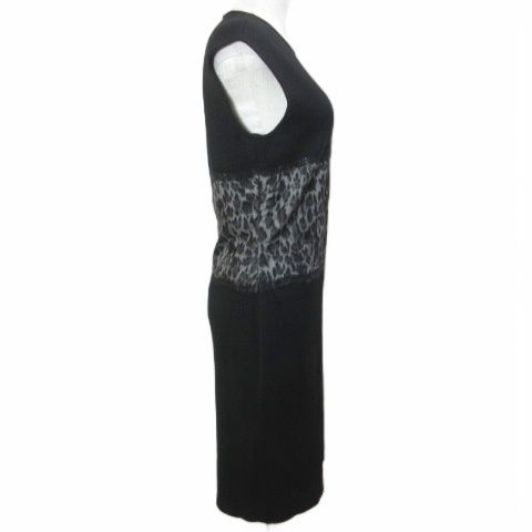 GIAMBATTISTA VALLI ワンピース 40/XS イタリア製 絹 ジャンバティスタヴァリ GIAMBATTiSTA VALLi ニットワンピース ひざ丈