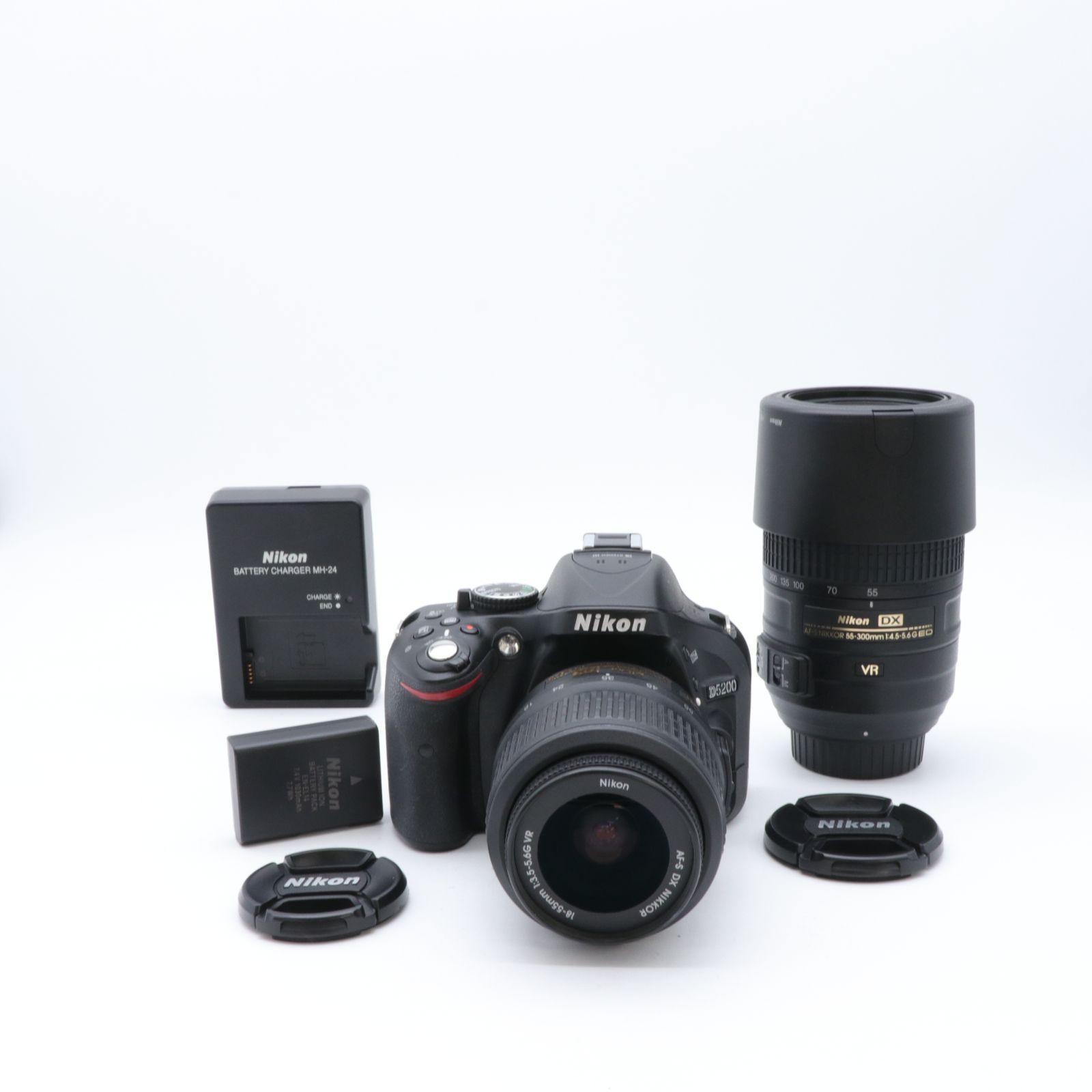 【送料無料】【並品】D5200 ダブルズームキット