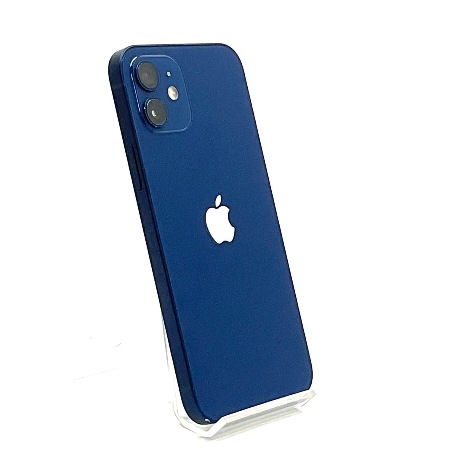 全額返金保証】【最速発送】 iPhone 12 128GB ブルー SIMフリー 白ロム 