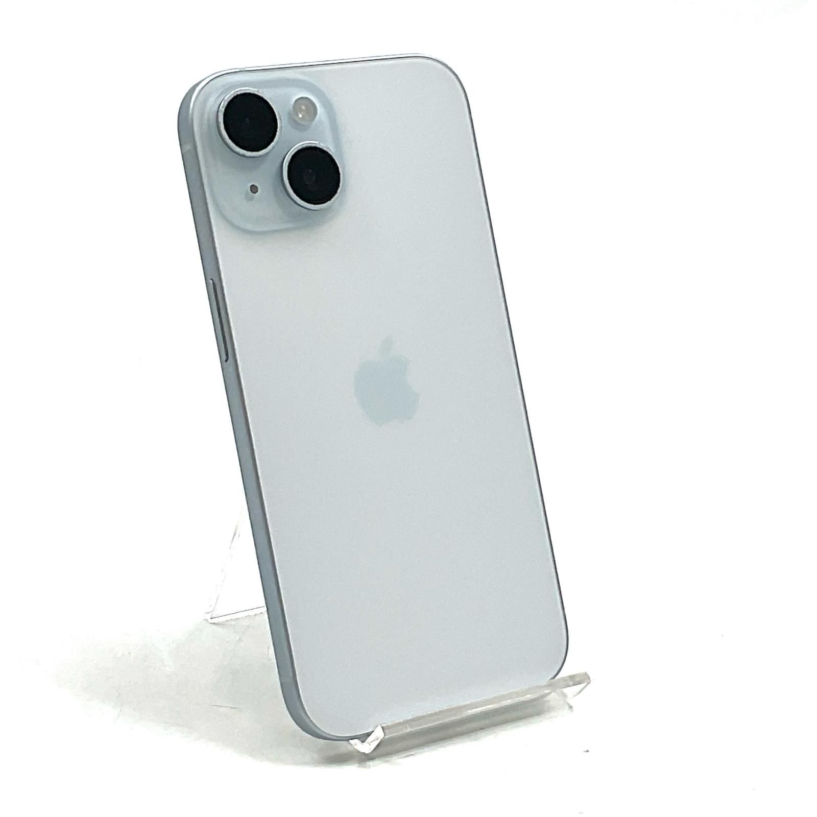 全額返金保証】【最速発送】 iPhone 15 128GB ブルー Softbank 白ロム 