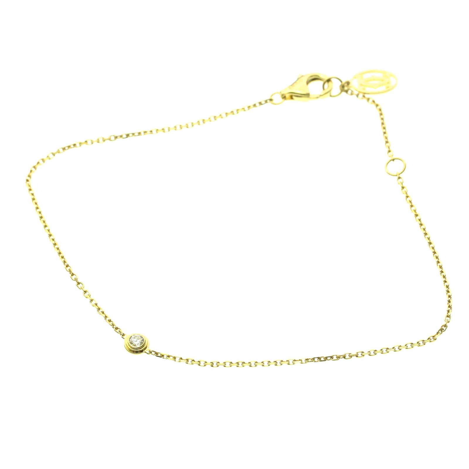 カルティエ(Cartier) ダムール ブレスレット XS K18イエローゴールド
