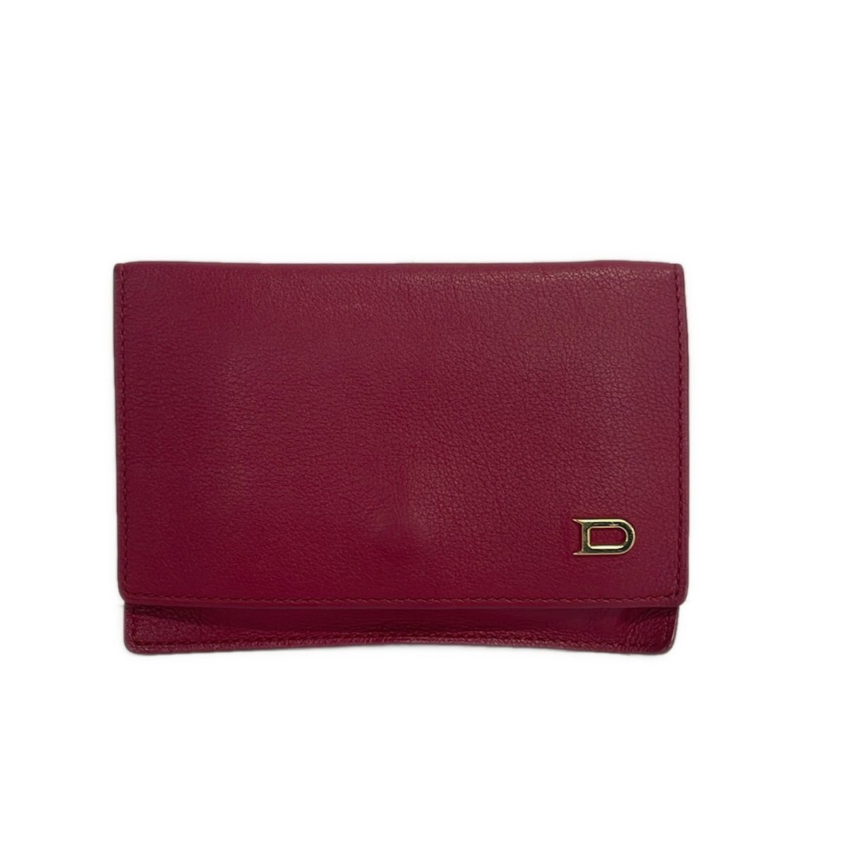 DELVAUX(デルボー) カードケース - レッド レザー