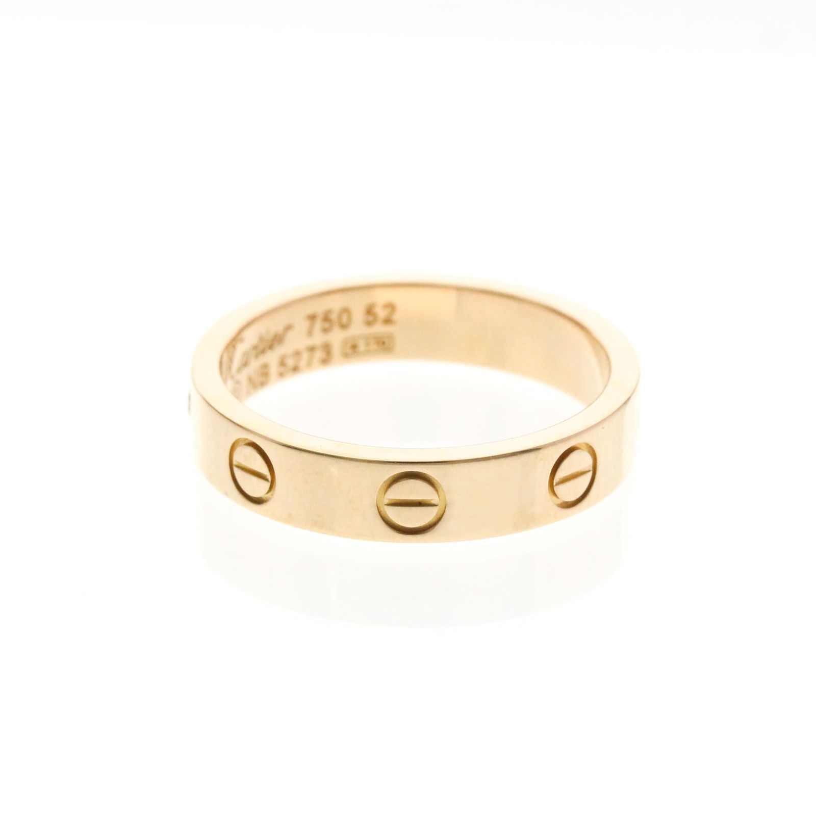 カルティエ(Cartier) ミニラブリング 1P ダイヤモンド K18ピンク