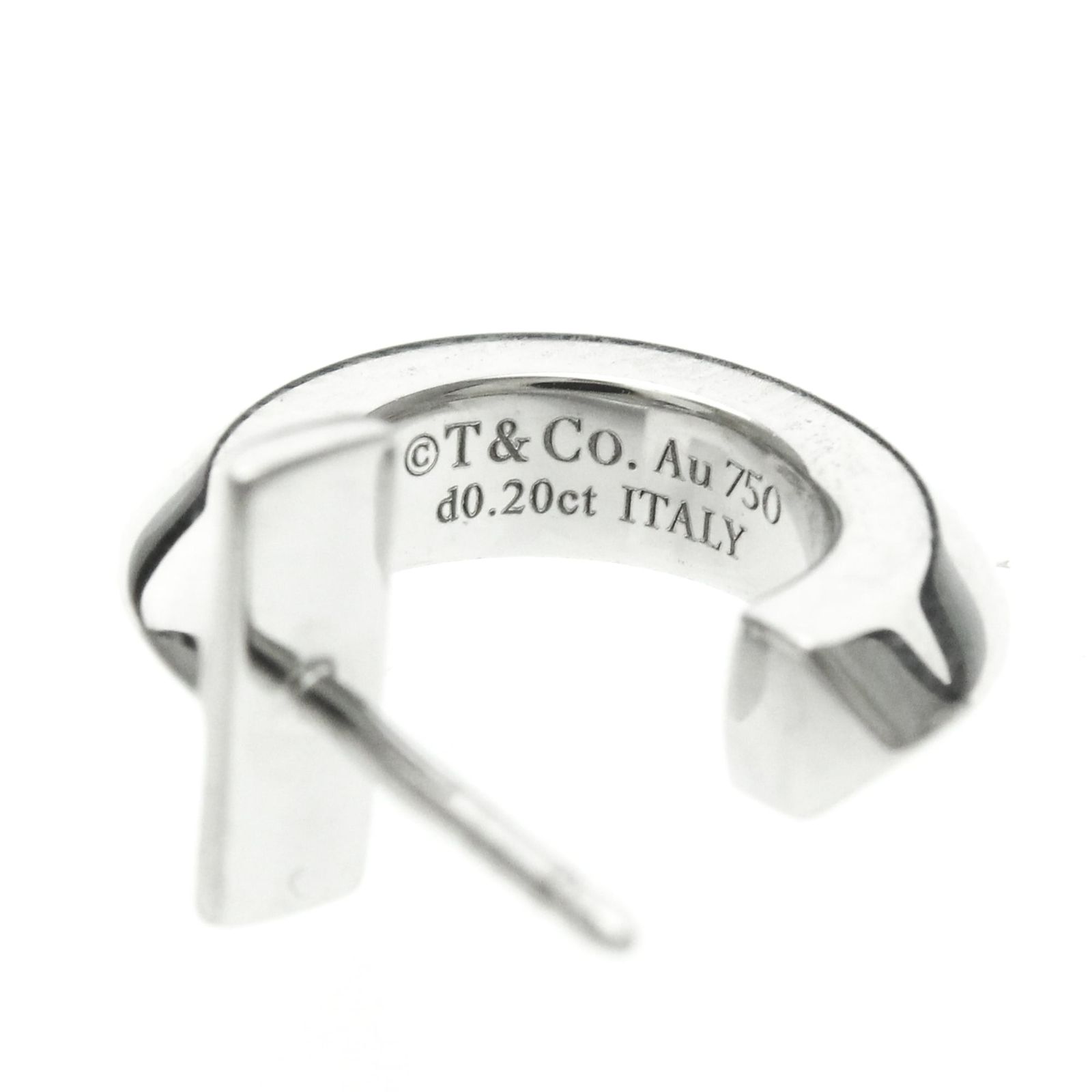 ティファニー(Tiffany) Tワンピアス ダイヤモンド ダイヤモンド K18 