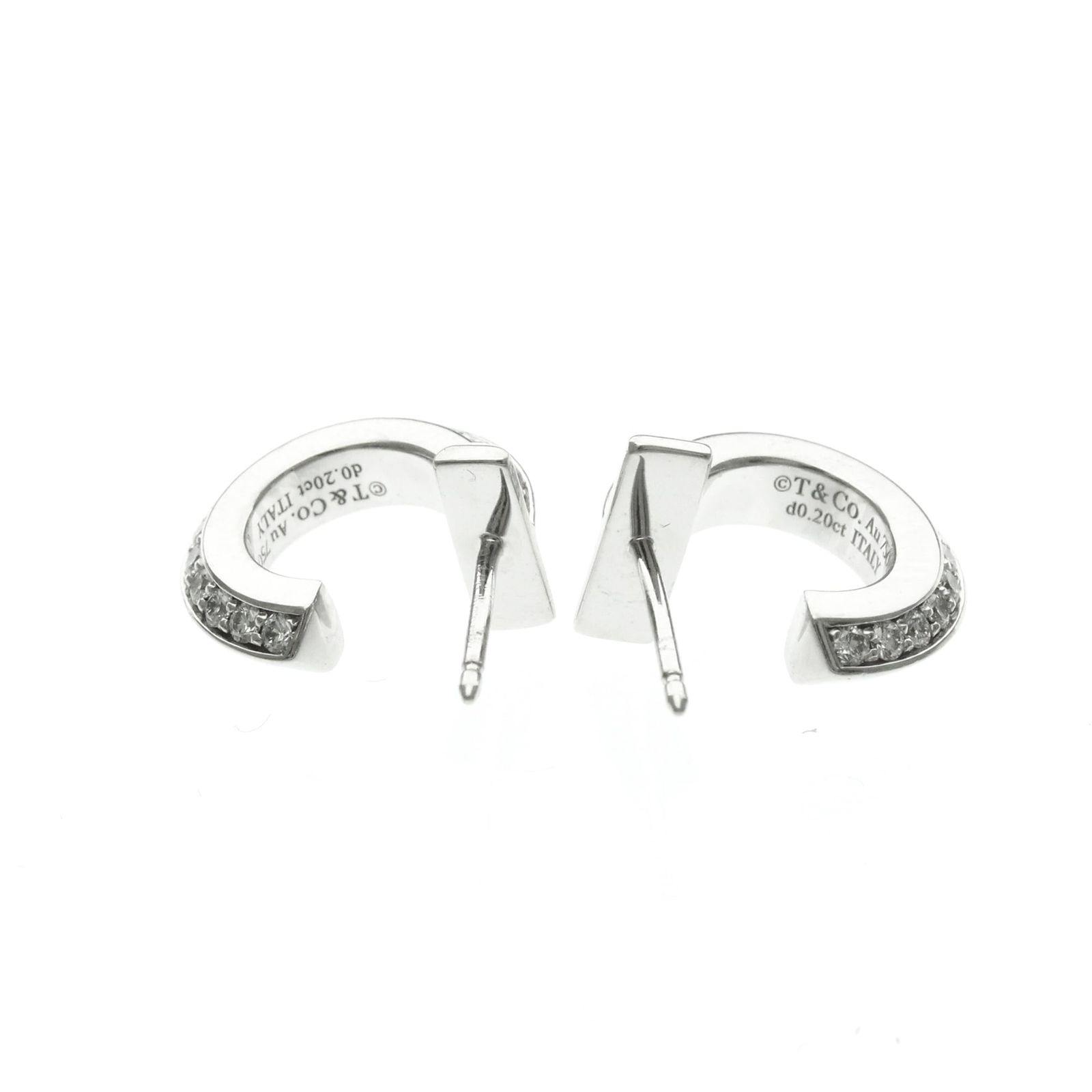 ティファニー(Tiffany) Tワンピアス ダイヤモンド ダイヤモンド K18 