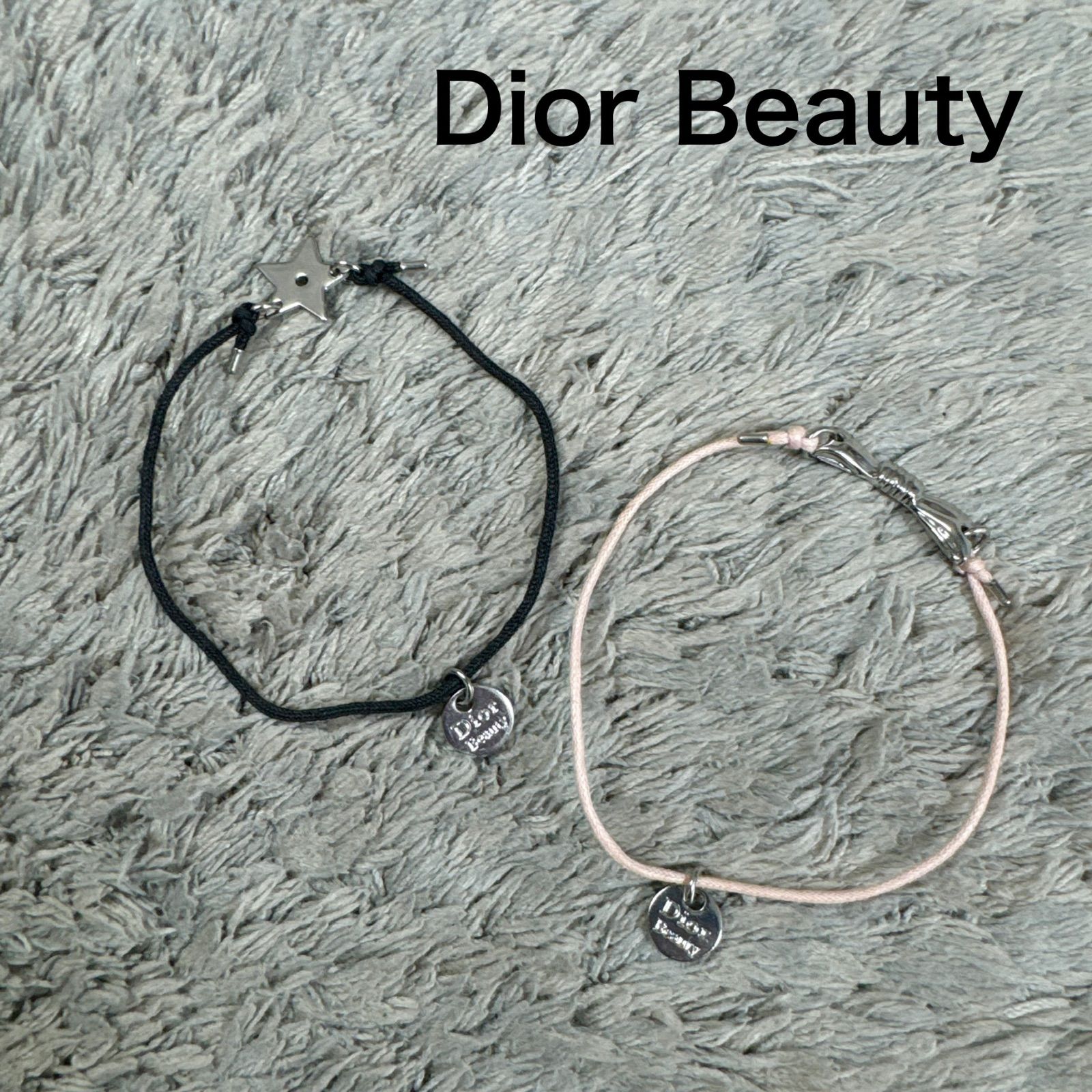 Dior Beauty ディオール 紐型 ブレスレット 2本 セット リボン スター 
