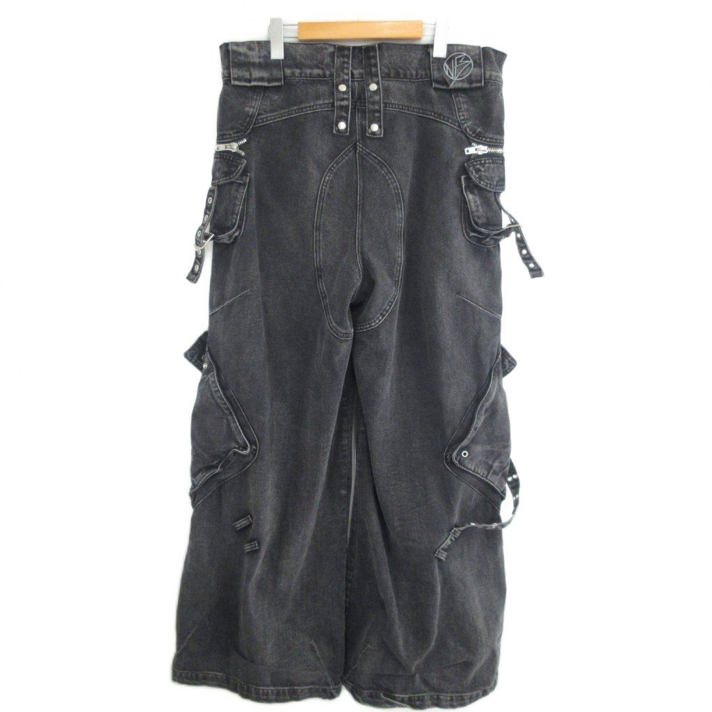 ノーフェイススタジオ NO FAITH STUDIOS 美品 23AW DENIM CARGO PANTS 