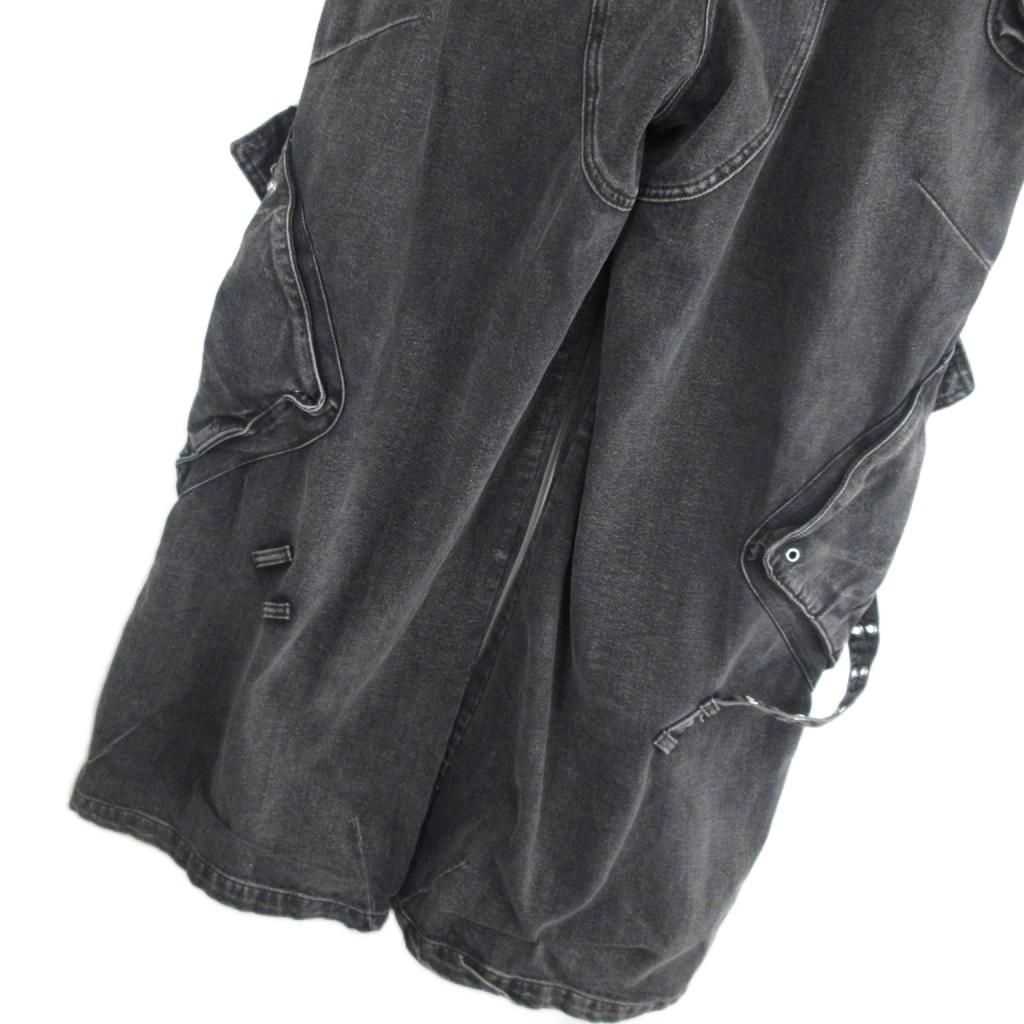 ノーフェイススタジオ NO FAITH STUDIOS 美品 23AW DENIM CARGO PANTS