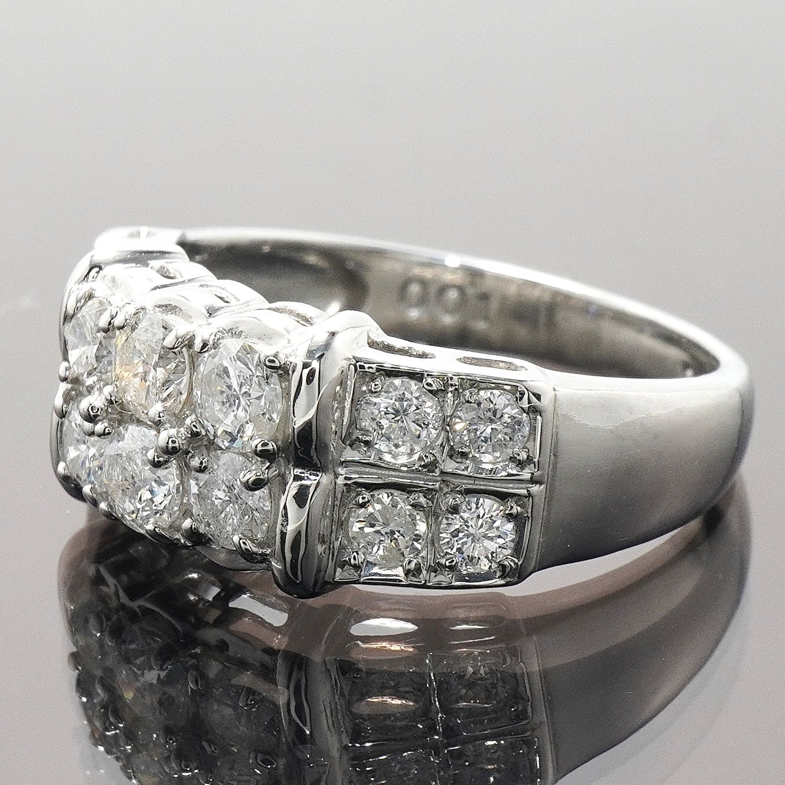 ダイヤ リング ダイヤモンド 指輪 1.00ct プラチナ 1ct 12号 - メルカリ