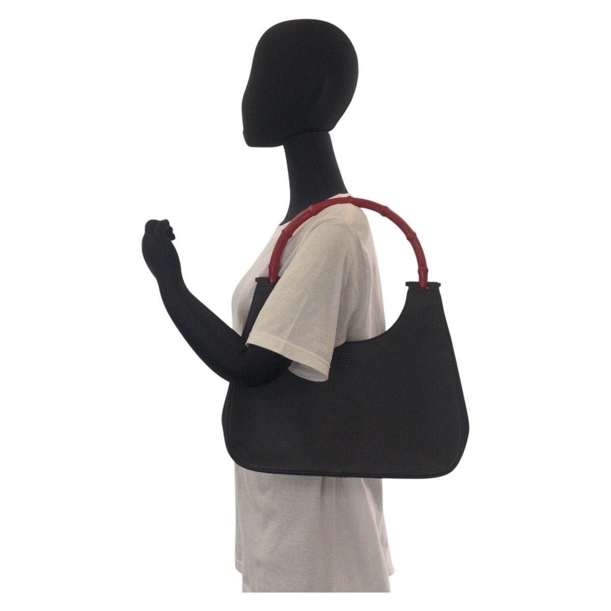 GUCCI グッチ バンブー ブラック 黒 レッド レザー/バンブー 001 3739 