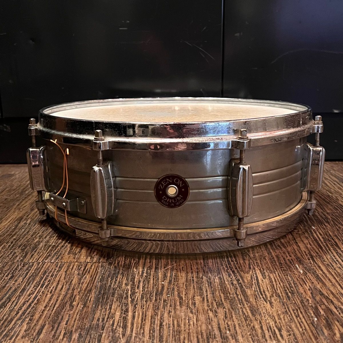 Zen-On 全音 スネア 14×5.5インチ スティールシェル 8テンション