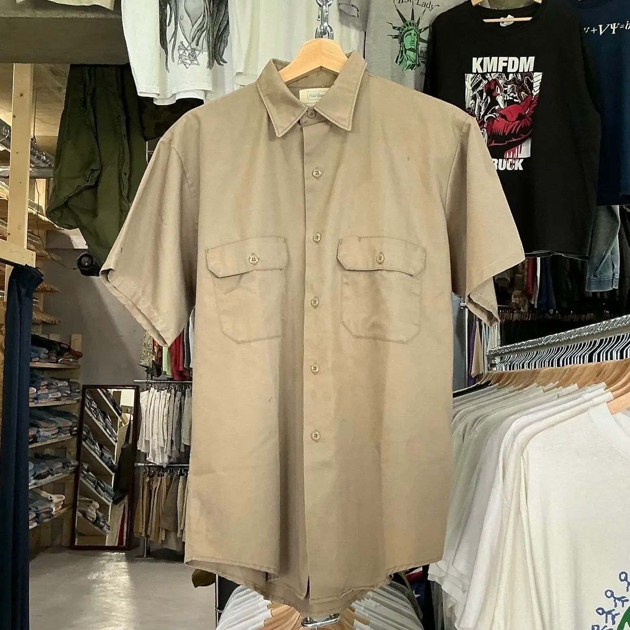 60s Montgomery Ward S/S Work Shirt モンゴメリーワード 半袖ワークシャツ