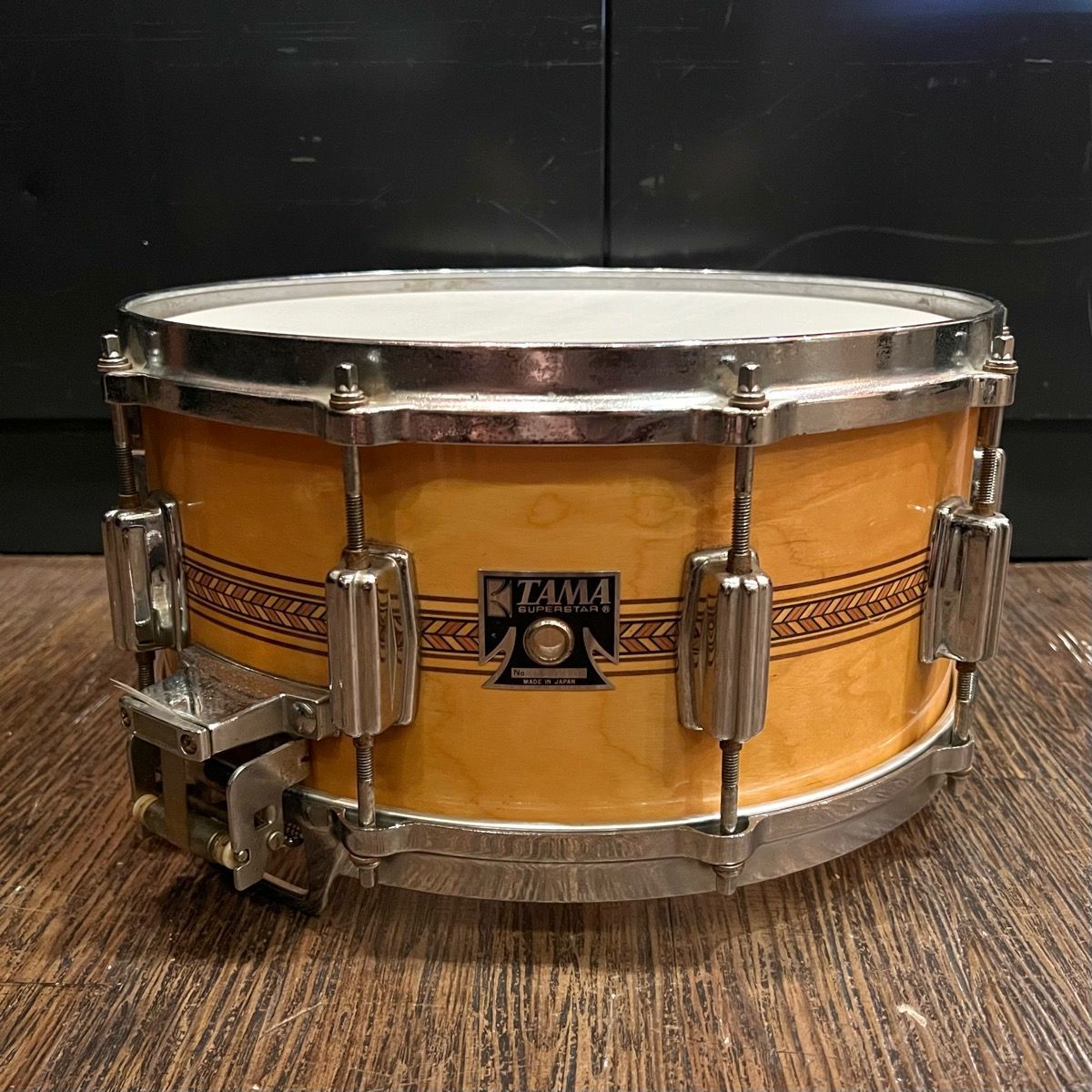 Tama タマ SuperStar AW456 スネア 80年代当時物 バーチシェル 14×6.5インチ
