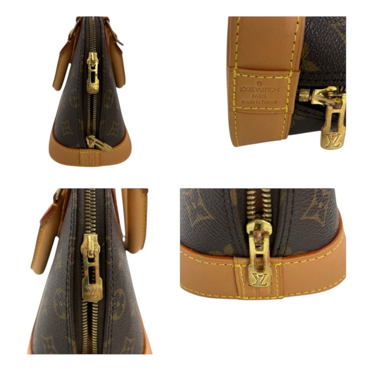 超美品 LOUIS VUITTON ルイヴィトン モノグラム アルマ ブラウン PVC 