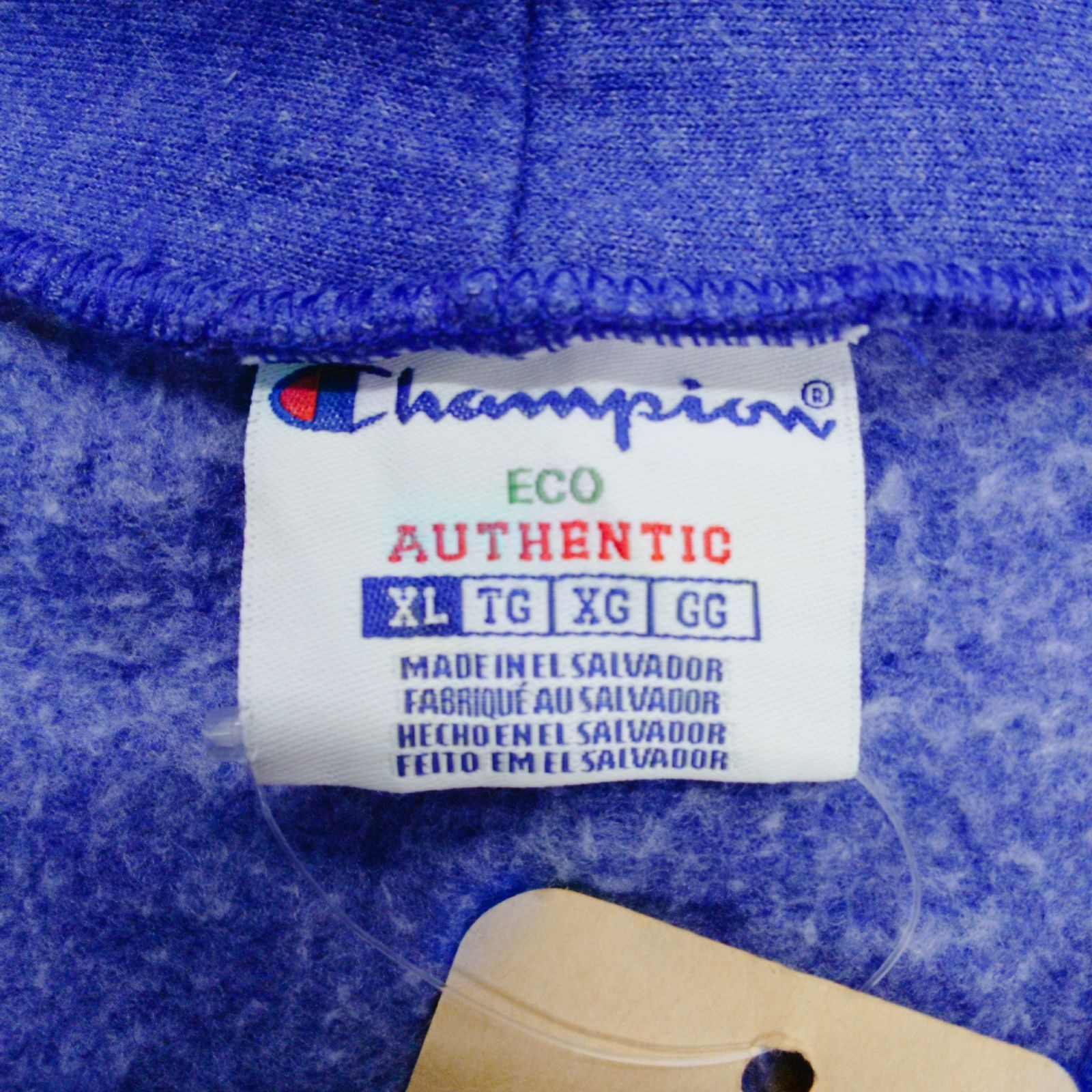 Champion チャンピオン フルジップパーカー XL ブルー 青 ECO 