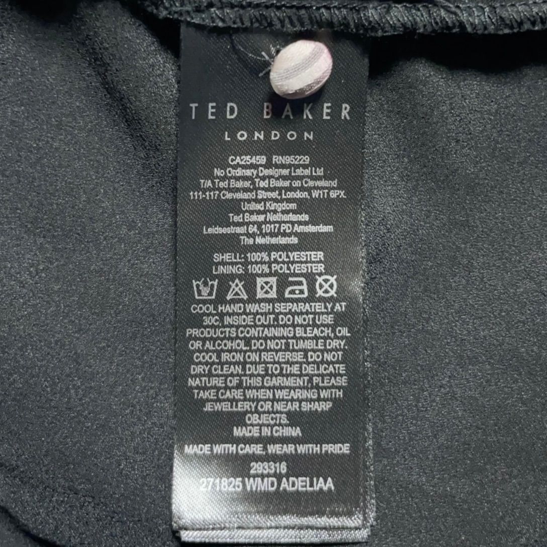 TED BAKER LONDON テッドベイカー 長袖 ワンピース 花柄 フラワー