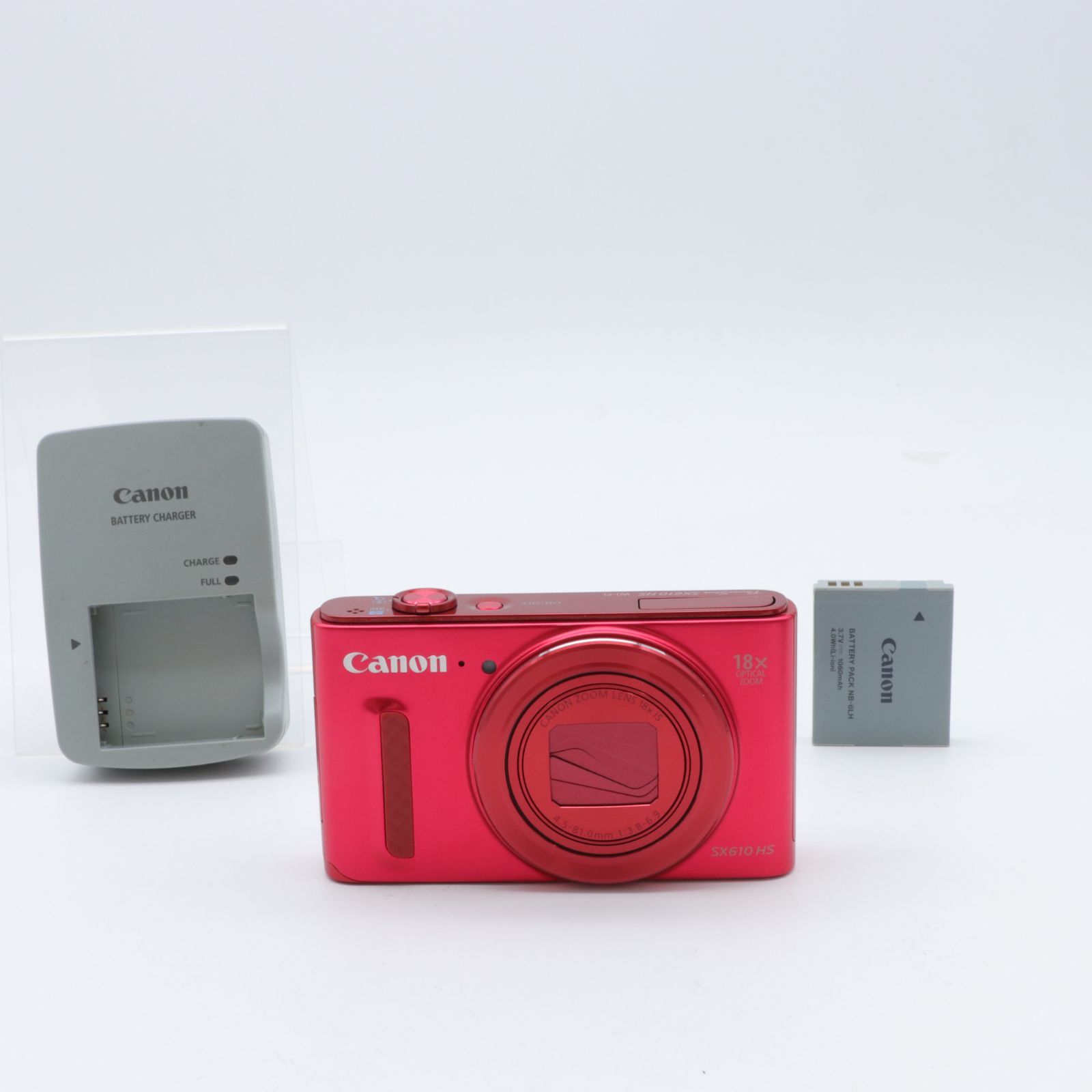 【送料無料】【並品】PowerShot SX610 HS レッド