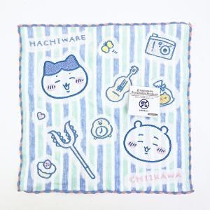 【新品・5営業日で発送】丸眞 ちいかわ いろいろストライプ ミニタオル (776017300)【入数:10】