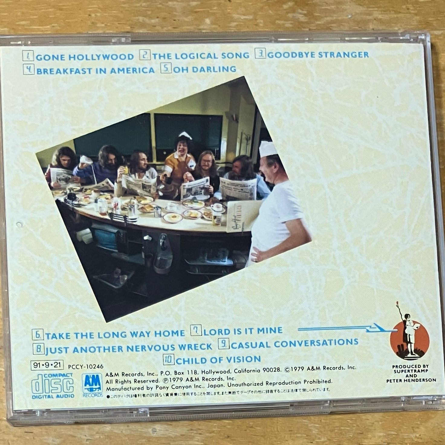 国内盤中古】SUPERTRAMP / BREAKFAST IN AMERICA スーパートランプ