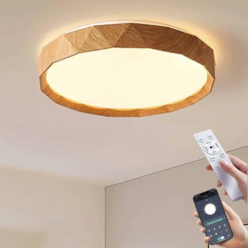 シーリングライト おしゃれ 調光調色 LED 北欧 リモコン タイマー 子供部屋 常夜灯 豆電球 6畳 8畳 10畳 12畳 明るい 照明器具 木目 和室 洋室 寝室 シーリングランプ リビングシンプル 木目調 インテリア 天井照明 吊り下げ照明 ( 国内発送