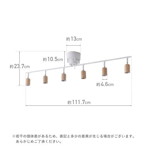 VENTOTA シーリングライト 6灯 シーリングスポットライト 照明器具