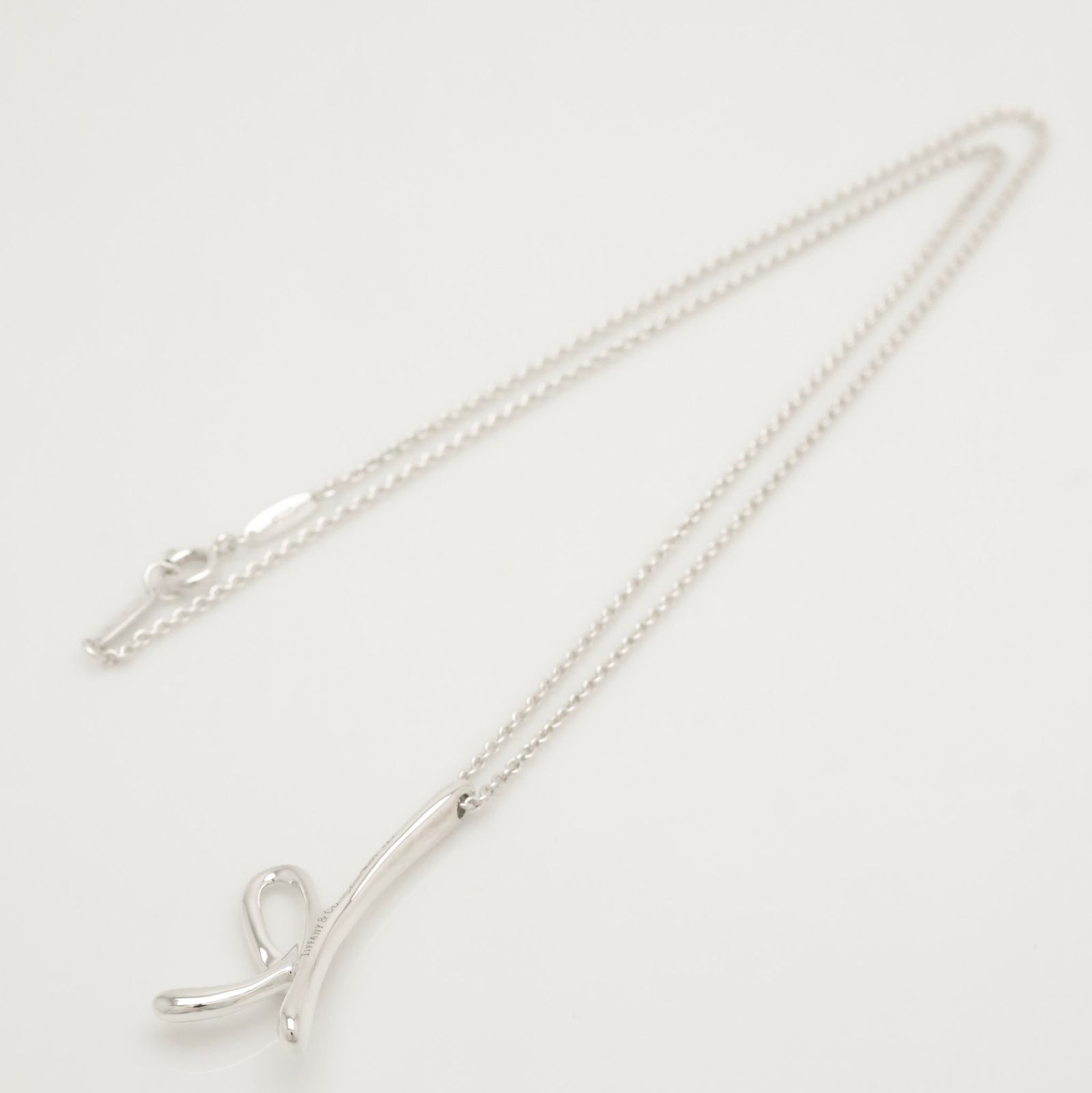 美品】ティファニー TIFFANY&Co. ミディアム ノーツ レター イニシャル 