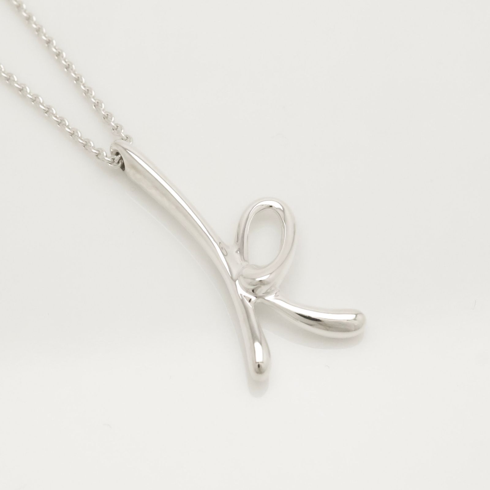 美品】ティファニー TIFFANY&Co. ミディアム ノーツ レター イニシャル 