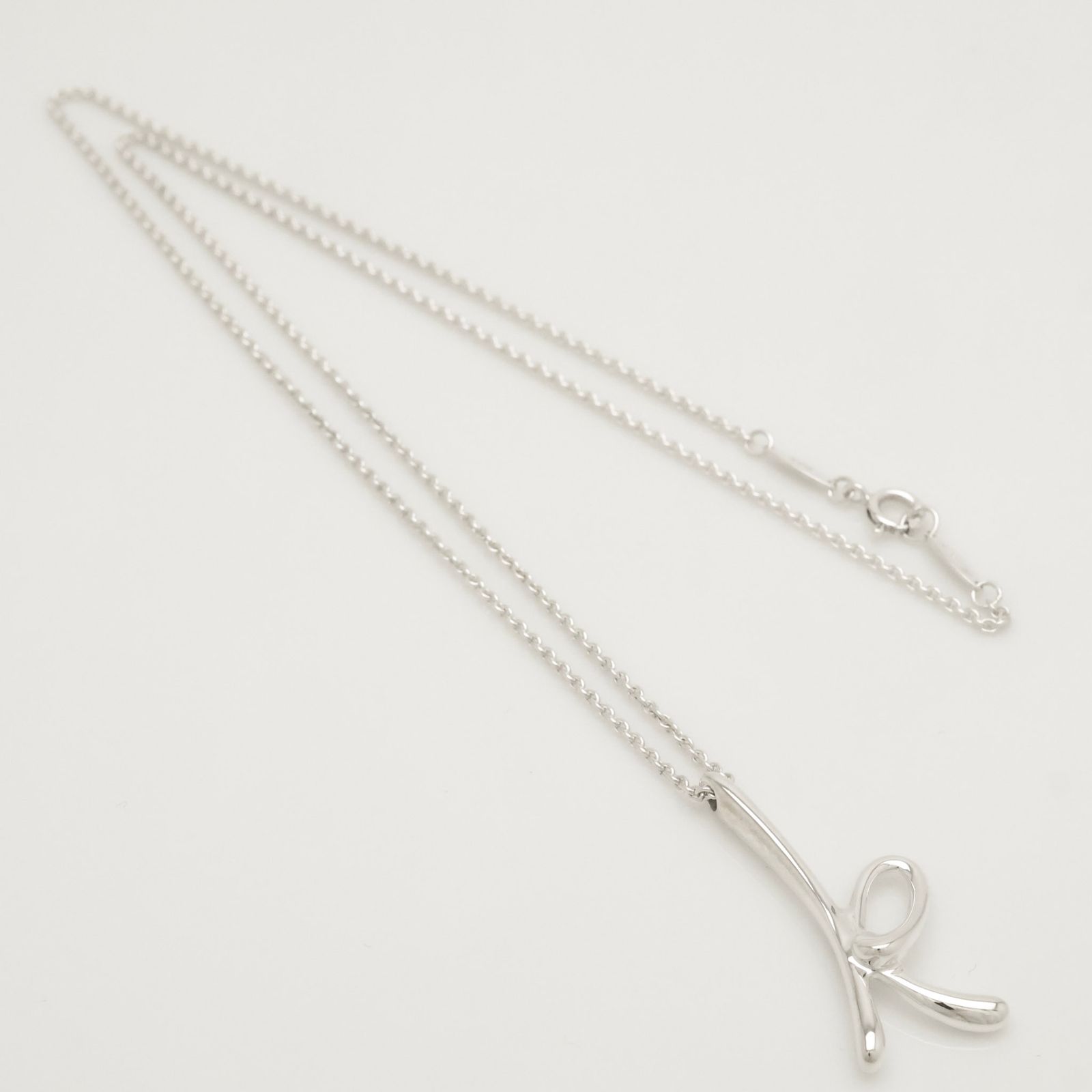 美品】ティファニー TIFFANY&Co. ミディアム ノーツ レター イニシャル 