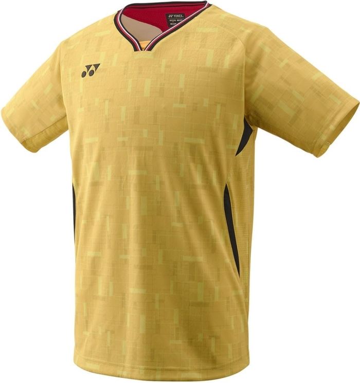 【新品・5営業日で発送】YONEX ヨネックス メンズゲームシャツ(フィットスタイル) (10700) 色 : ヤマブキ サイズ : L