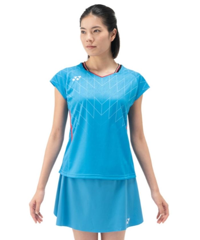 【新品・5営業日で発送】YONEX ヨネックス ウィメンズゲームシャツ(フィットシャツ) (20915) 色 : セルリアンブルー サイズ : S