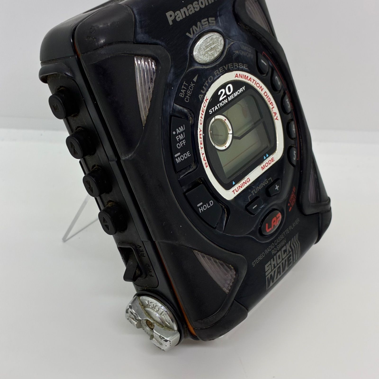 ジャンク品】Panasonic カセットプレーヤー RQ-SW66V VMSS SHOCK WAVE