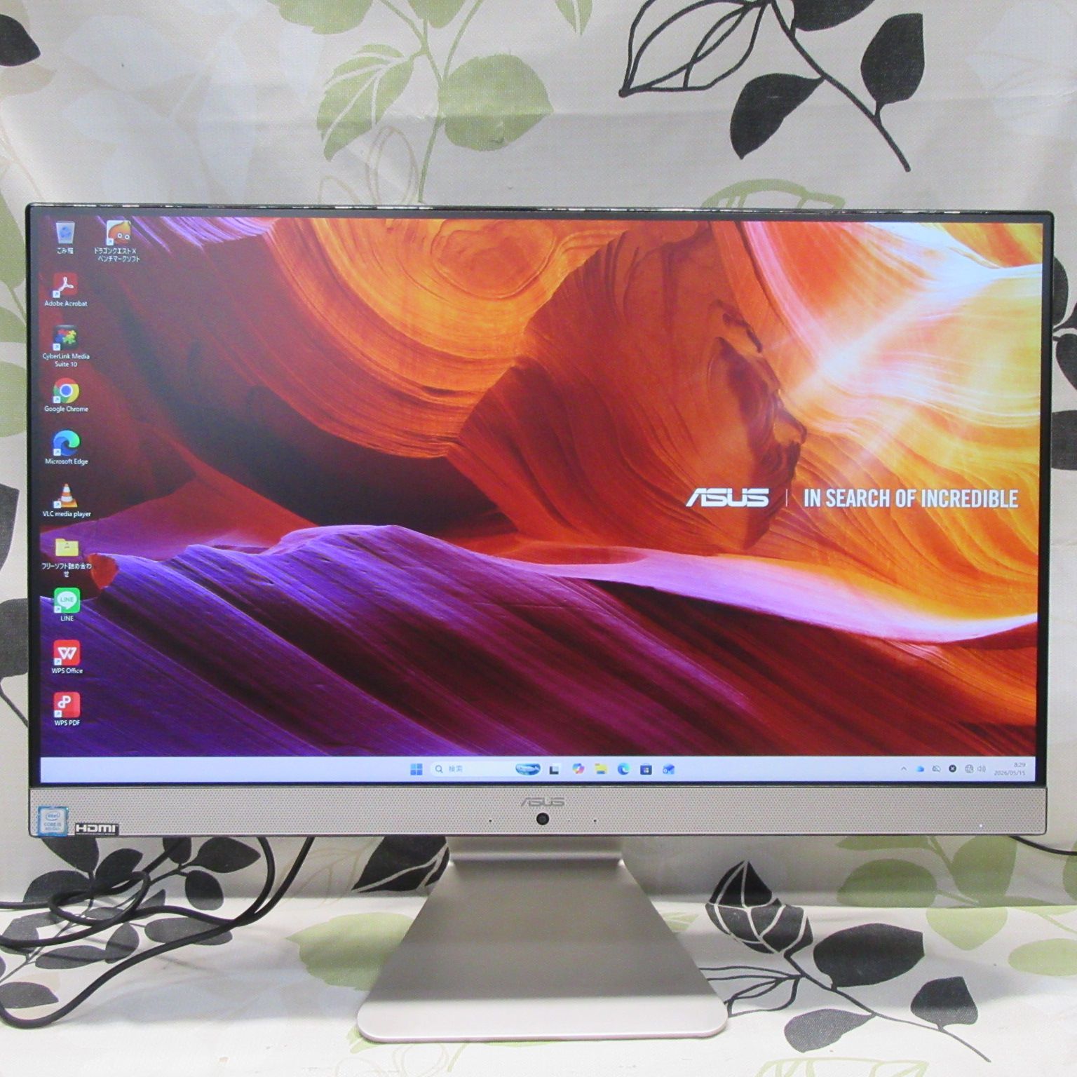 ASUS Win11 i5/8GB/グラボ/SSD+HDD デスクトップ - メルカリ